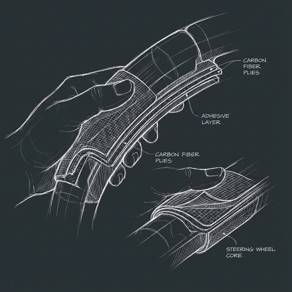 Stuurwiel versterken en bekleden